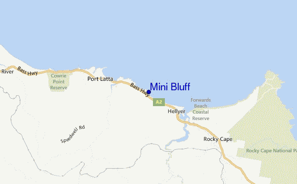 Mini Bluff location map