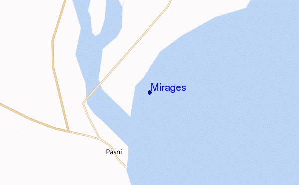 Mirages location map