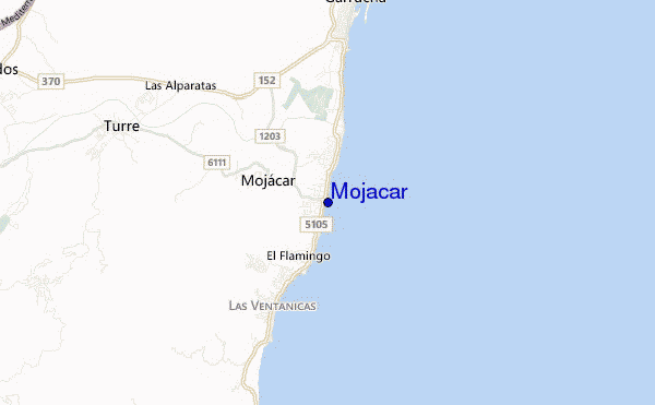 Mojacar location map