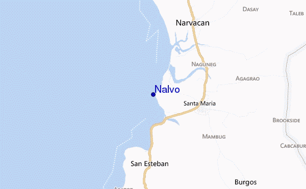 Nalvo location map