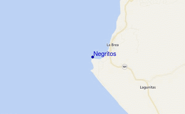 Negritos location map