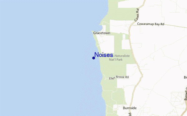 Noises location map
