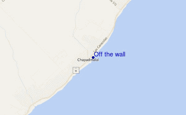 Off the wall location map