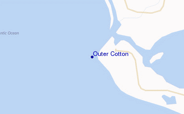 Outer Cotton location map