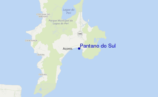 Pantano do Sul location map