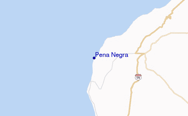 Peña Negra location map