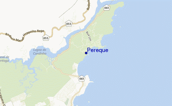 Pereque location map