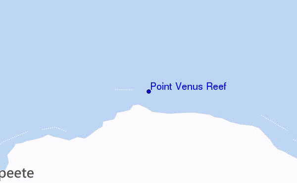 Point Venus Reef location map