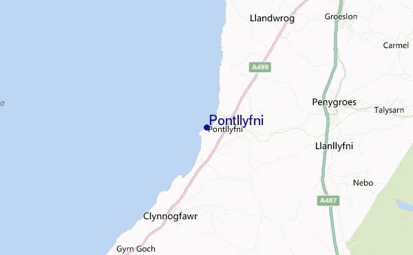 Pontllyfni location map