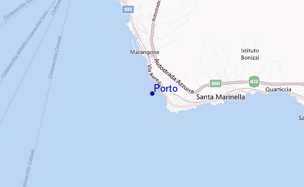 Porto location map