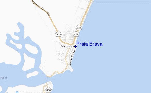 Praia Brava location map