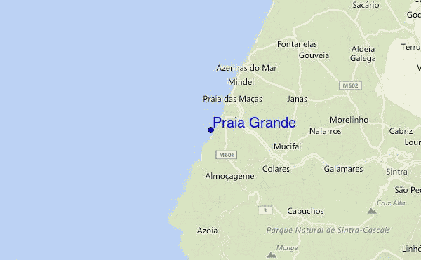 Praia Grande location map