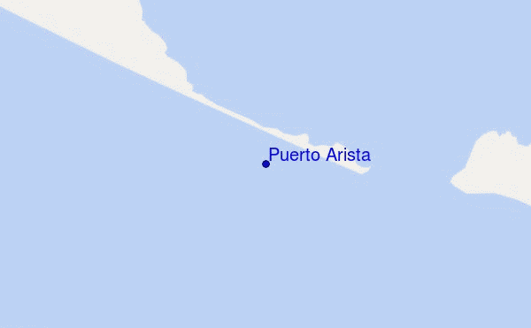 Puerto Arista location map