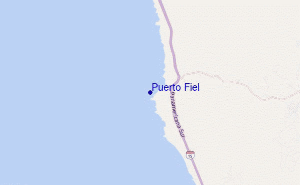 Puerto Fiel location map