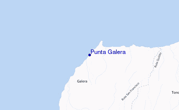 Punta Galera location map