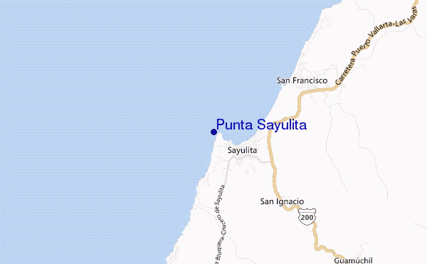 Punta Sayulita location map