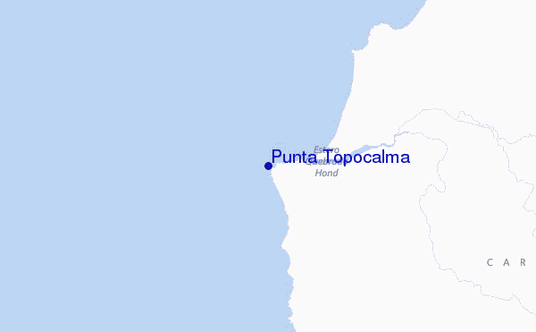 Punta Topocalma location map