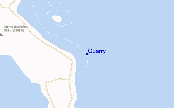 Quarry location map