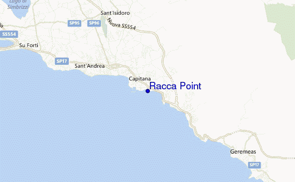 Racca Point location map