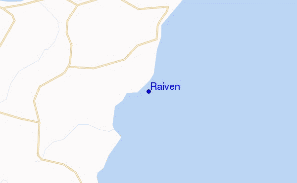 Raiven location map