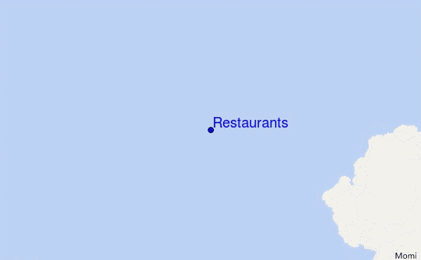 Restaurants location map