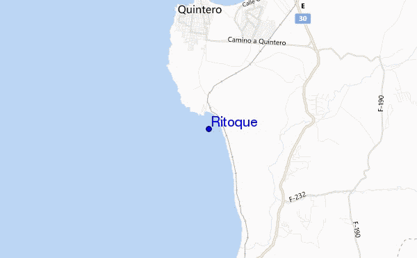 Ritoque location map