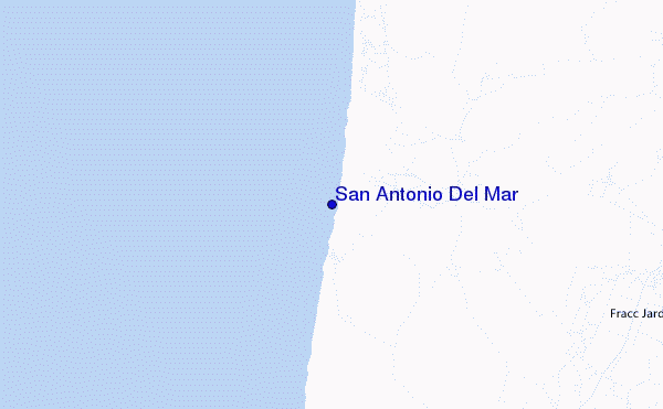 San Antonio Del Mar location map