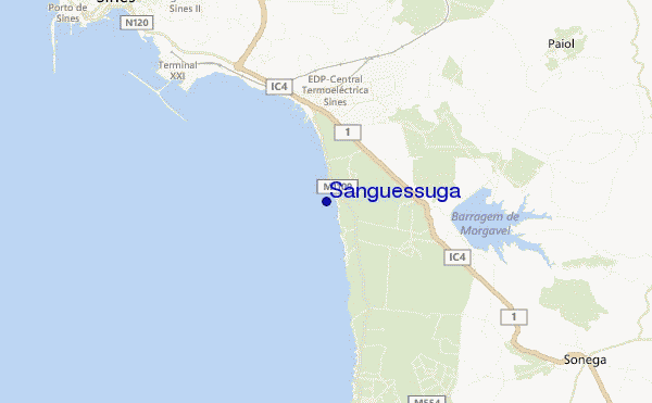Sanguessuga location map