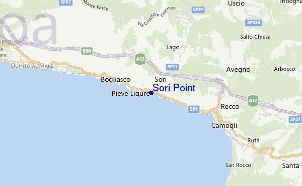 Sori Point location map