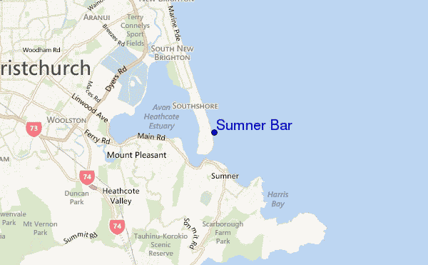 Sumner Bar location map