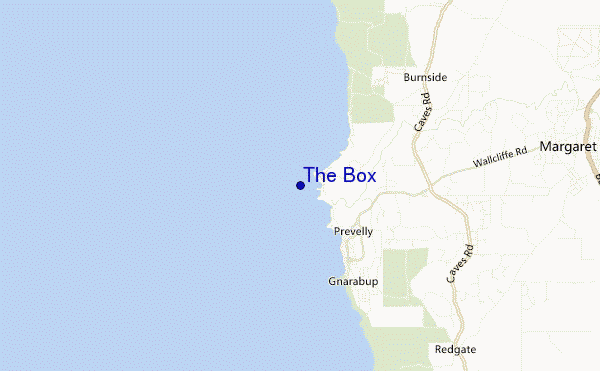 The Box location map
