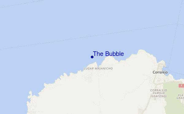 The Bubble location map