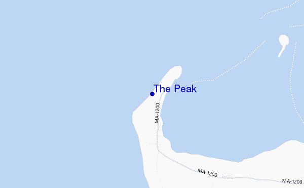 The Peak location map