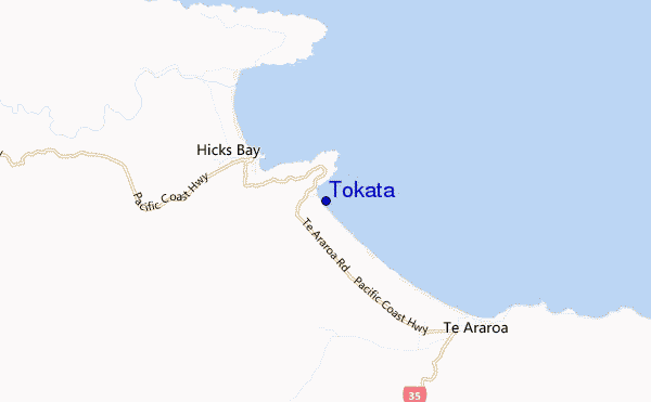 Tokata location map