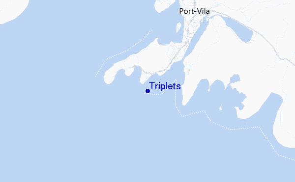 Triplets location map