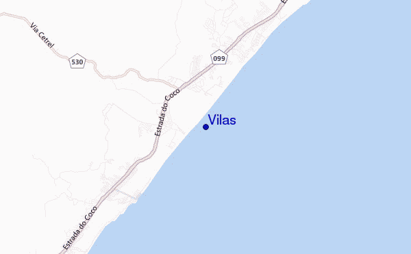 Vilas location map