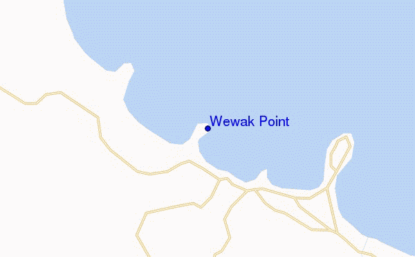 Wewak Point location map