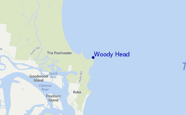 Woody Head location map