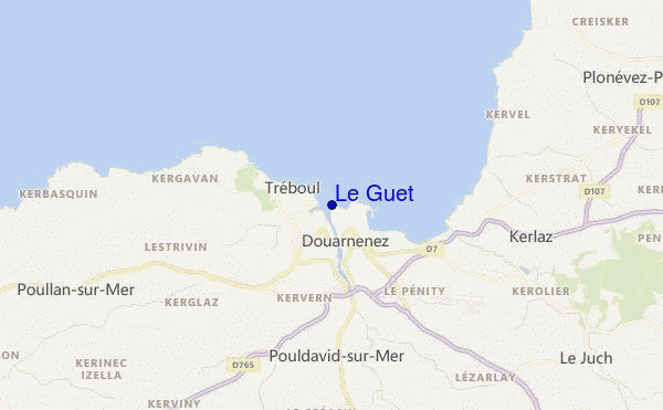 Le Guet location map
