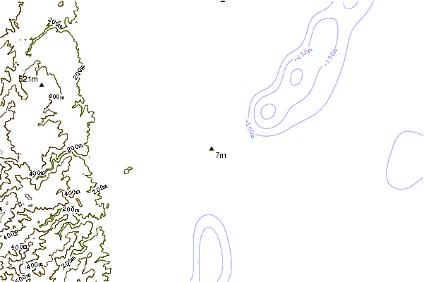 Littoral autour All Day Bay