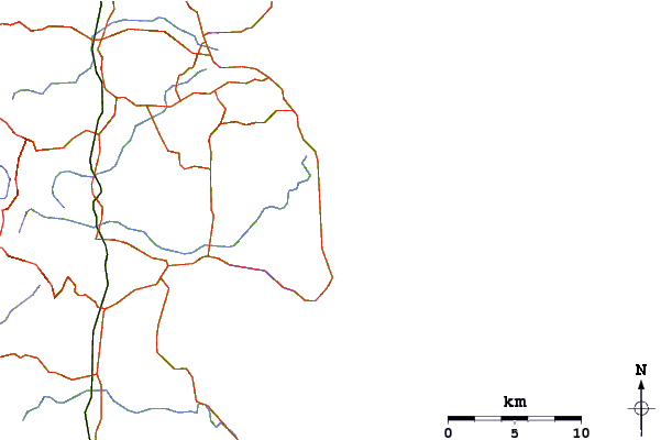 Routes et rivières à proximité Ann Street Peaks