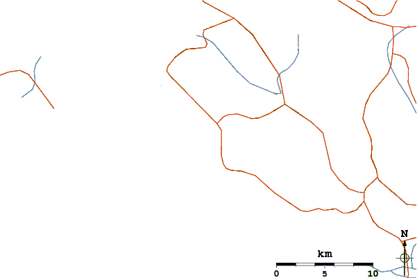 Routes et rivières à proximité Arila Right