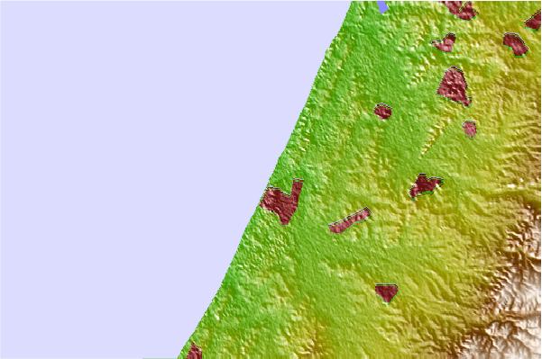 Spots de surf près de Ashdod -Hshover (Port)