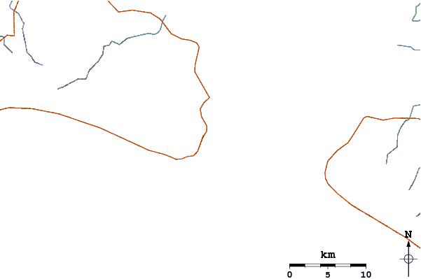 Routes et rivières à proximité Backwash