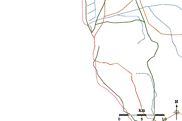 Routes et rivières à proximité Bagni Fiume or La Buca