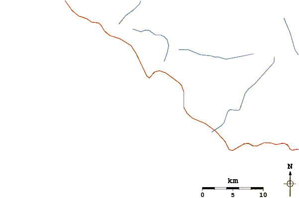 Routes et rivières à proximité Bahia Tortugas (Turtle Bay)