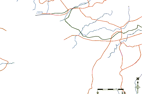 Routes et rivières à proximité Bajamar