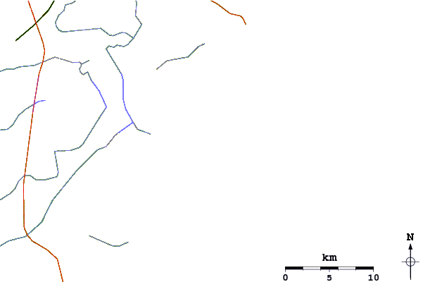 Routes et rivières à proximité Balneario Novo Quintao
