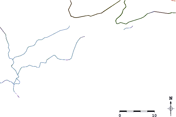 Routes et rivières à proximité Balneario Sao Jose