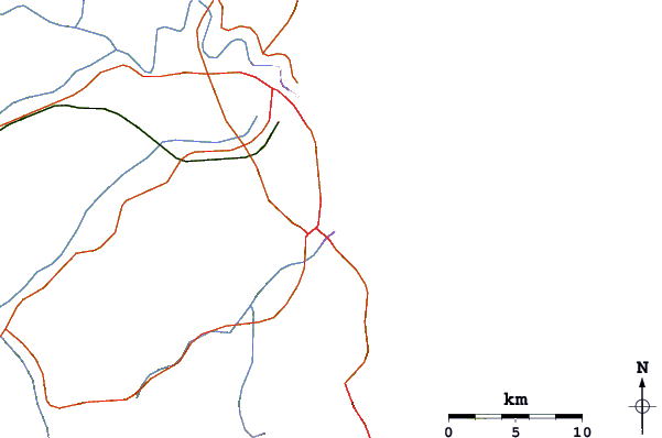 Routes et rivières à proximité Balneario de Camboriu